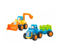 Игрушечная машинка Hola Toys Бульдозер и трактор в ассорт. (326AB)