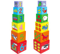 Набор кубиков "Пирамидка" Viga Toys 59461