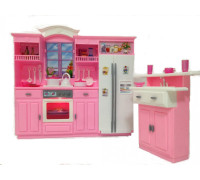 Кухня для ляльок типу Барбі Gloria зі світлом - 24016