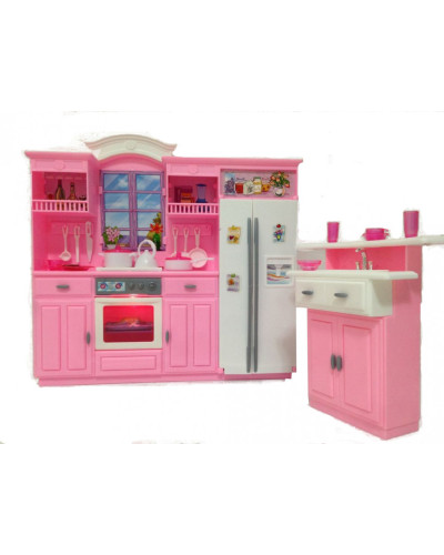 Кухня для ляльок типу Барбі Gloria зі світлом - 24016