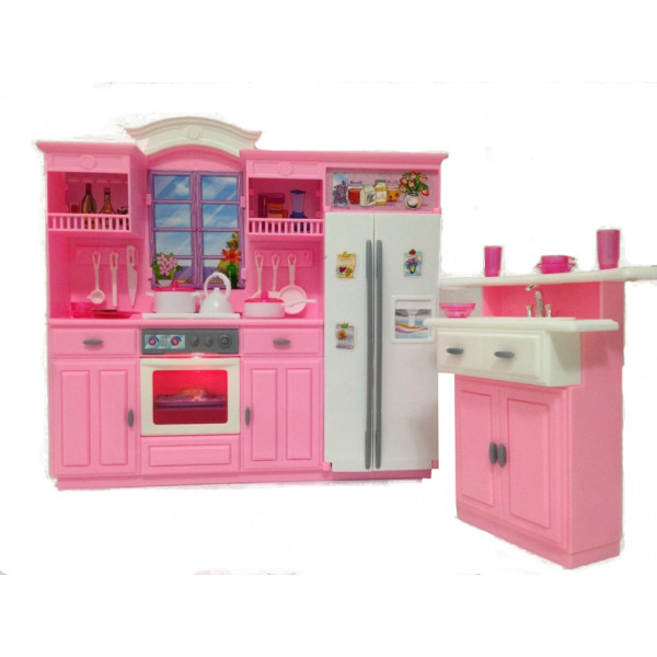 Кухня для кукол типа Барби Gloria со светом - 24016