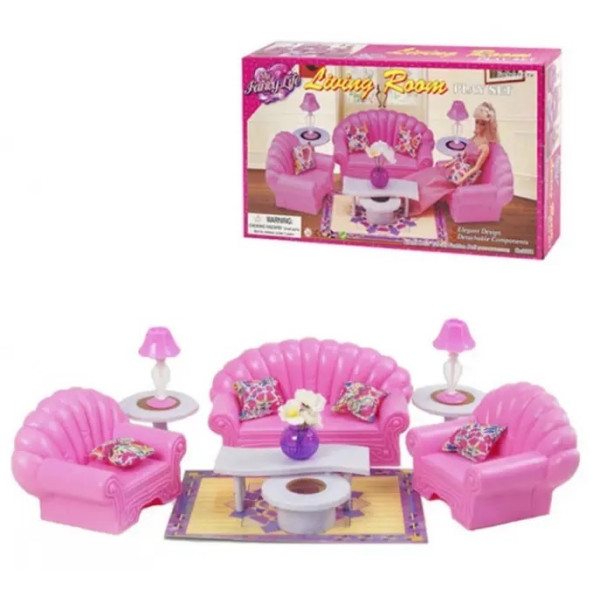 Меблі для ляльок Барбі Gloria 22004 (диван і крісло)