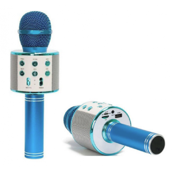 Караоке микрофон беспроводной с колонкой WS-858