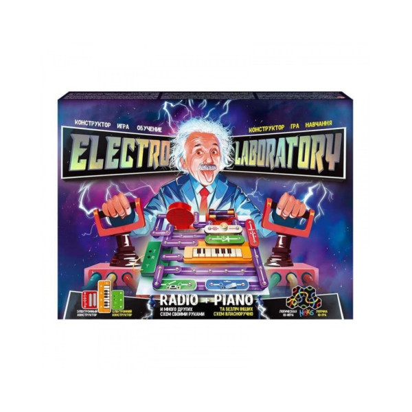 Електронний конструктор "Electro Laboratory. Radio+Piano" - ELAB-01-02