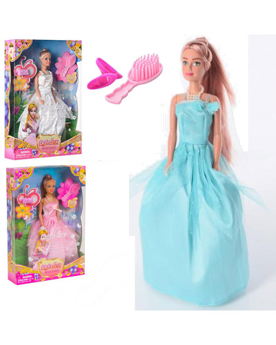 Лялька з гребінцем та сумочкою "Принцеса" DEFA 8063