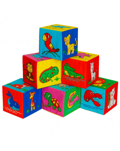Іграшка м'яконабивна "Набір кубиків" МС 090601-11