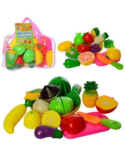 Детские овощи и фрукты с доской - 2018AC