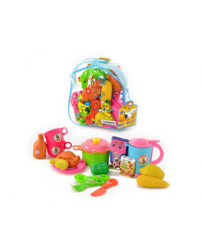 Іграшковий посуд в рюкзаку - 9952