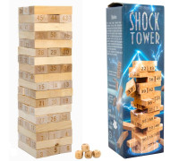 Настольная игра Дженга "Shock Tower" (Укр) Strateg 30858
