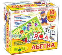Развивающая игра-квест "Абетка", 10в1 84412