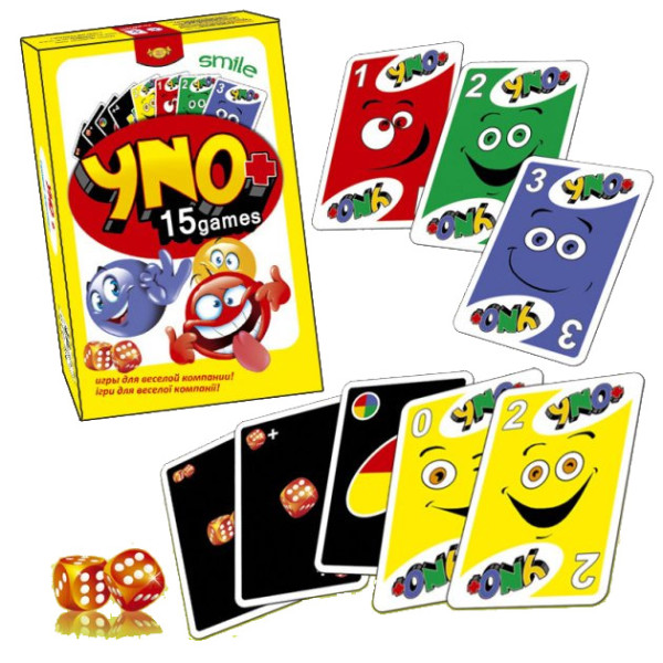 Карточная игра "UNO +" (МКЗ0809) MKZ0809
