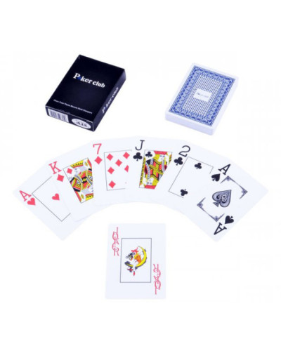 Пластикові карти покеру PlayGame Poker Club IG-6010, 54 шт