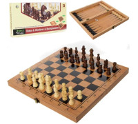 Игровой набор Шахматы 3в1 с нардами и шашками B3116
