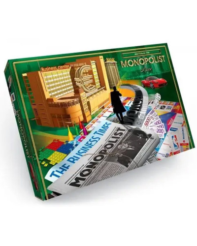 Настольная игра Danko Toys "Monopolist" G-MonP-01-01U