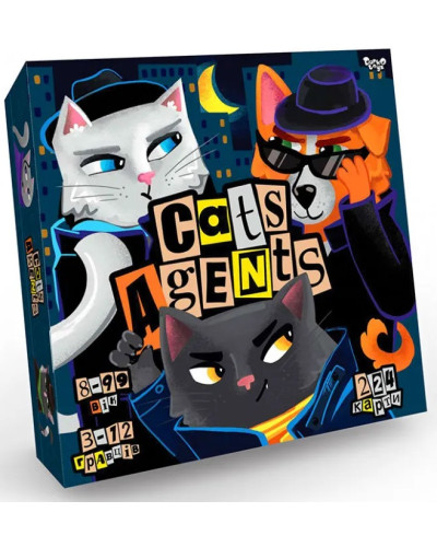 Настольная развлекательная игра "CATS AGENTS" G-CA-01-01U