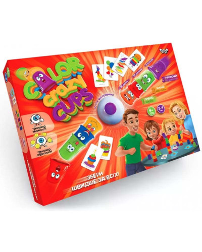 Детская настольная развлекательная игра "Color Crazy Cups"