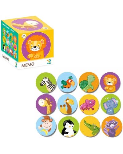 Детская игра Мемо "Дикие Животные" DoDo Toys 300157
