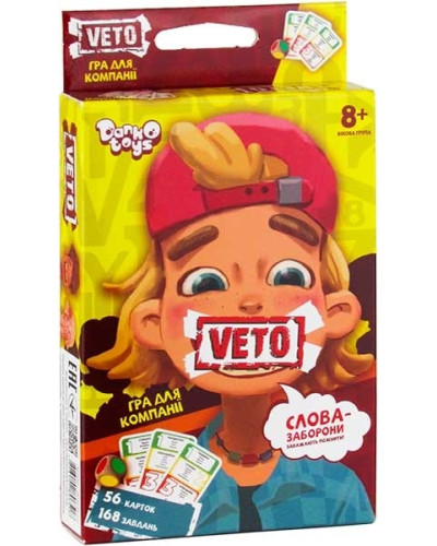 Настольная развлекательная игра "VETO" VETO-02-01U