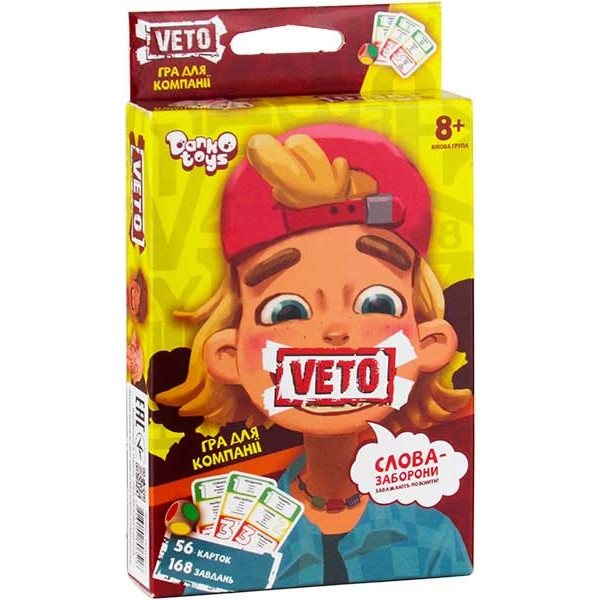 Настільна розважальна гра "VETO" VETO-01-01U