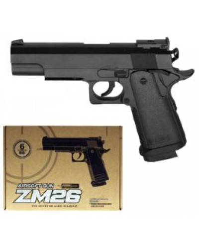 Пистолет с пульками Метал CYMA ZM26