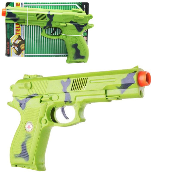 Пистолет-трещотка игрушечный Qunxing Toys зеленый (110-6)