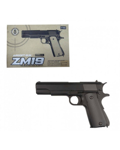 Іграшковий металевий пістолет ZM19