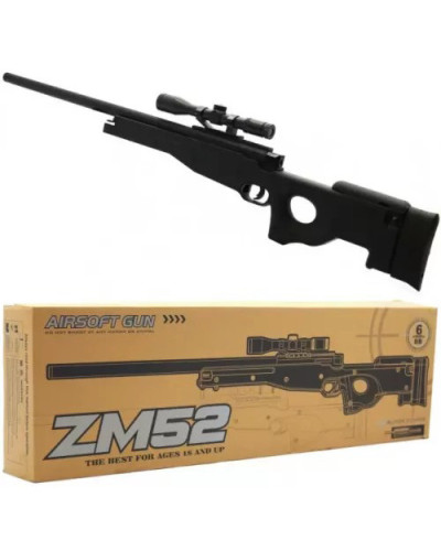 Детская Снайперская винтовка металл Cyma ZM52 на пульках