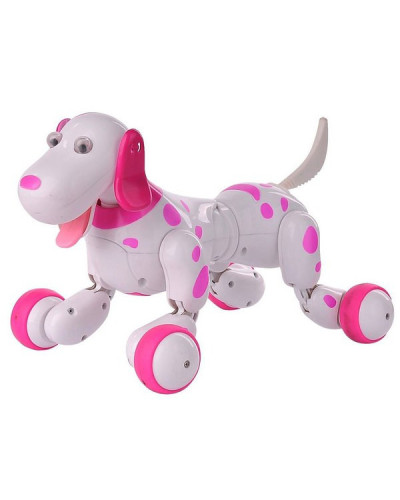 Робот-собака на радиоуправлении HappyCow Smart Dog (розовый) HC-777-338p