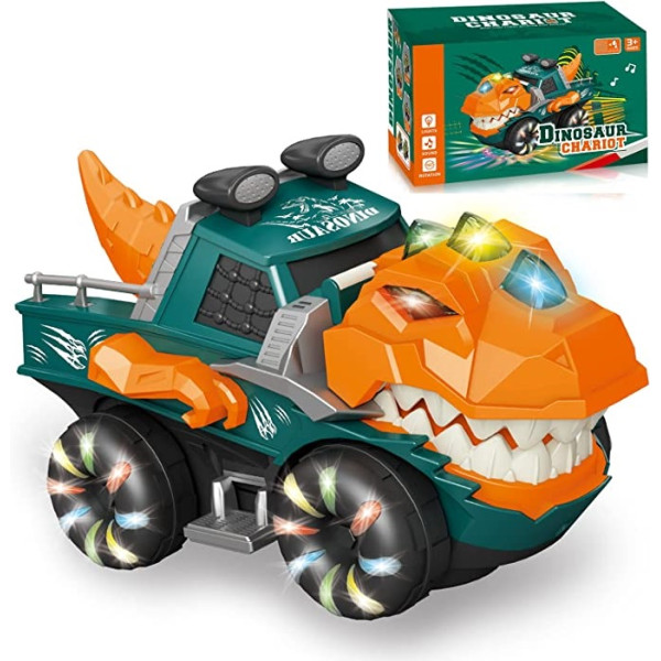 Машинка для хлопчиків Монстр-Динозавр з миготливим світлом та звуком ZR171-1