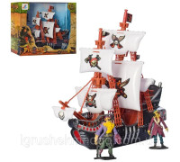 Ігровий набір Піратський корабель (фігурки+корабель) - 17605A