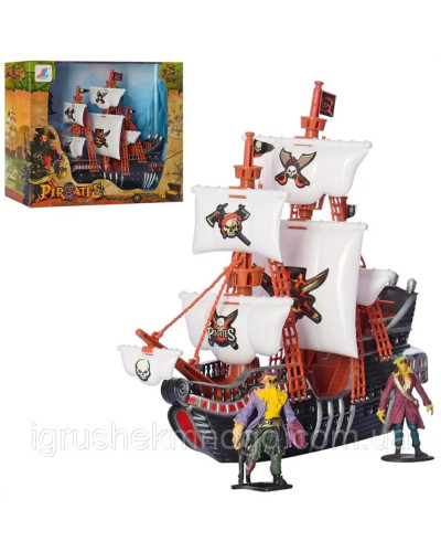Игровой набор Пиратский корабль (фигурки+корабль) - 17605A