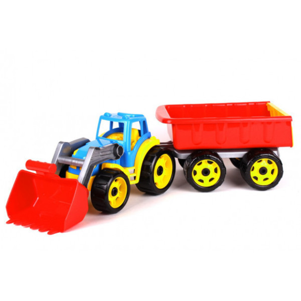 Игрушечный трактор (+ковш и прицеп) 3688 TXK