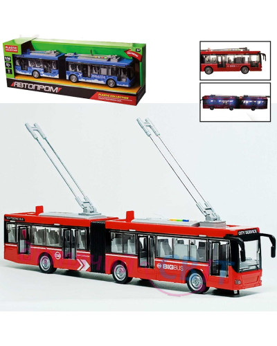 Іграшкова модель Тролейбус 1:16 Автопром 7951AB