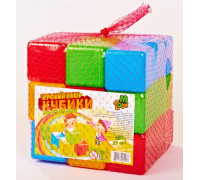 Кубики кольорові 27 шт. 09064