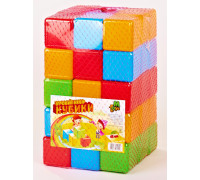 Кубики цветные 45 шт 09065