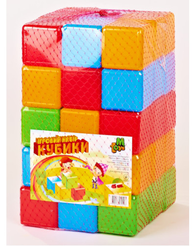 Набір кольорових кубиків 45 шт. 09065