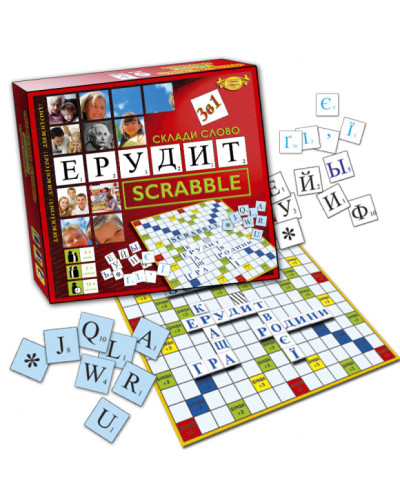 Игра "Составь слово. Эрудит (Scrabble)" MKB0132