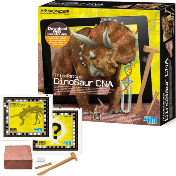 Набор для раскопок 4M ДНК динозавра Трицератопс (00-07003)