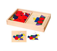 Геометрическая деревянная мозаика Viga Toys 50029