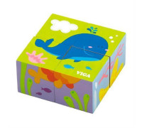 Пазл-кубики "Підводний світ" Viga Toys 50161