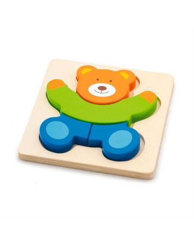 Міні-пазл Viga Toys "Ведмідь" (50169)