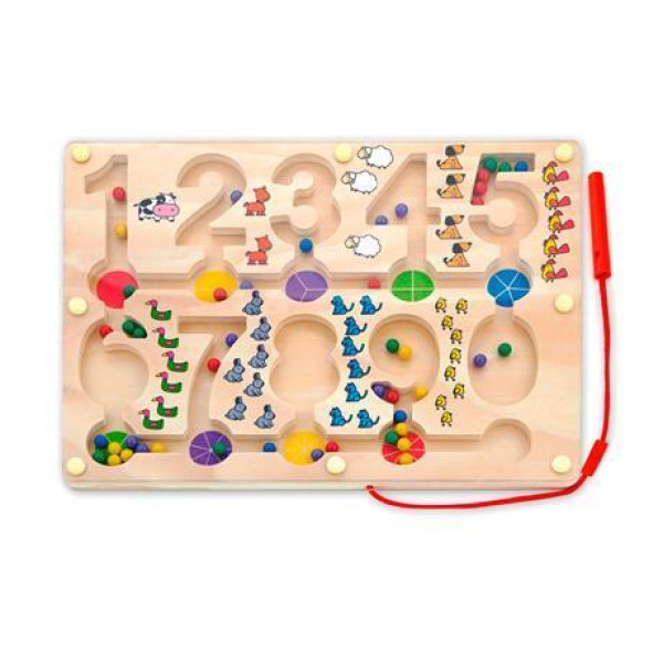 Развивающая игрушка Viga Toys Лабиринт "Цифры" (50180)