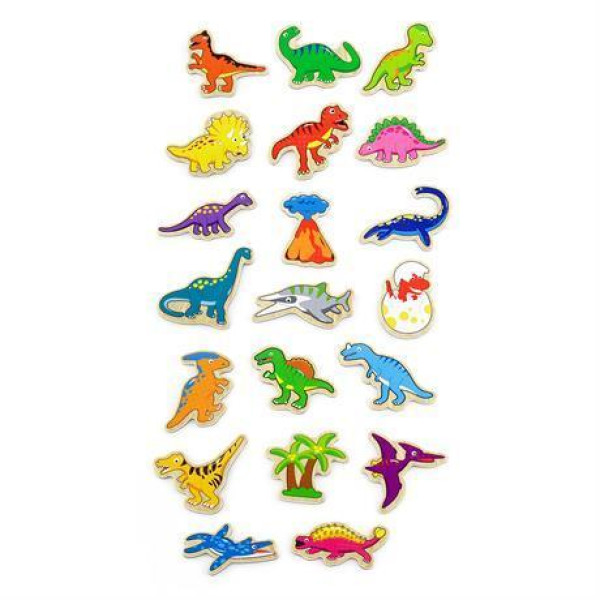 Набір магнітних фігурок "Дінозаври", 20 шт. Viga Toys 50289