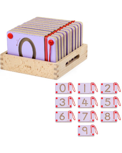 Навчальний набір Viga Toys Вчимося писати цифри (50339)