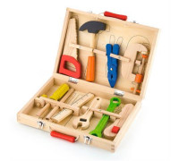 Деревянный набор "Чемоданчик с инструментами", 10 шт. Viga Toys 50387