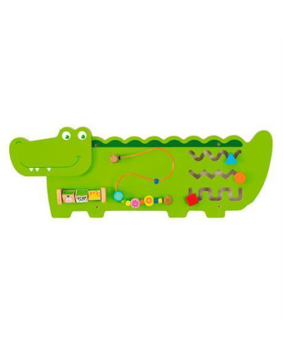 Бизиборд Viga Toys Крокодильчик 50469