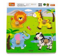 Рамка-вкладыш Viga Toys "Дикие животные" (50840)