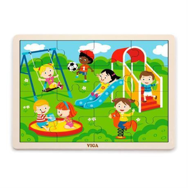 Пазл Viga Toys "Парк развлечений" (51454)
