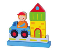 Магнітна дерев'яна іграшка Viga Toys Місто (59703)