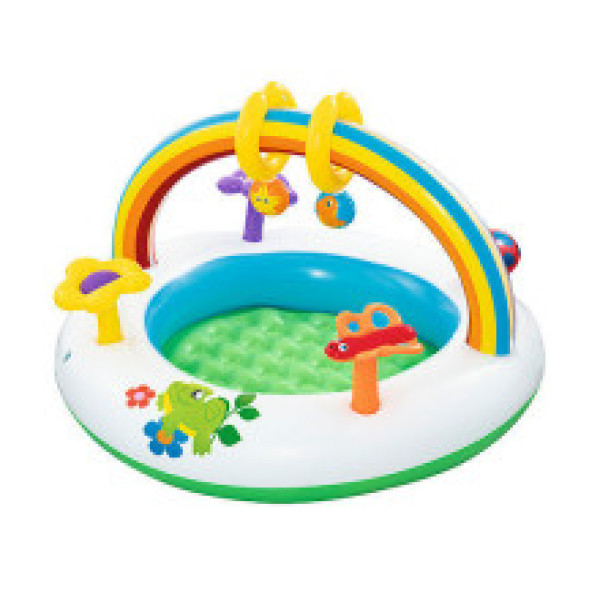 Дитячий надувний басейн (BW52239) +Арка та іграшки